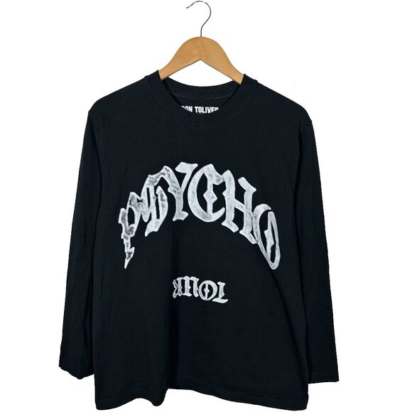 Don Toliver Psycho Tour Double Sided Long Sleeve T-shirt Size XL - Picture 1 of 6